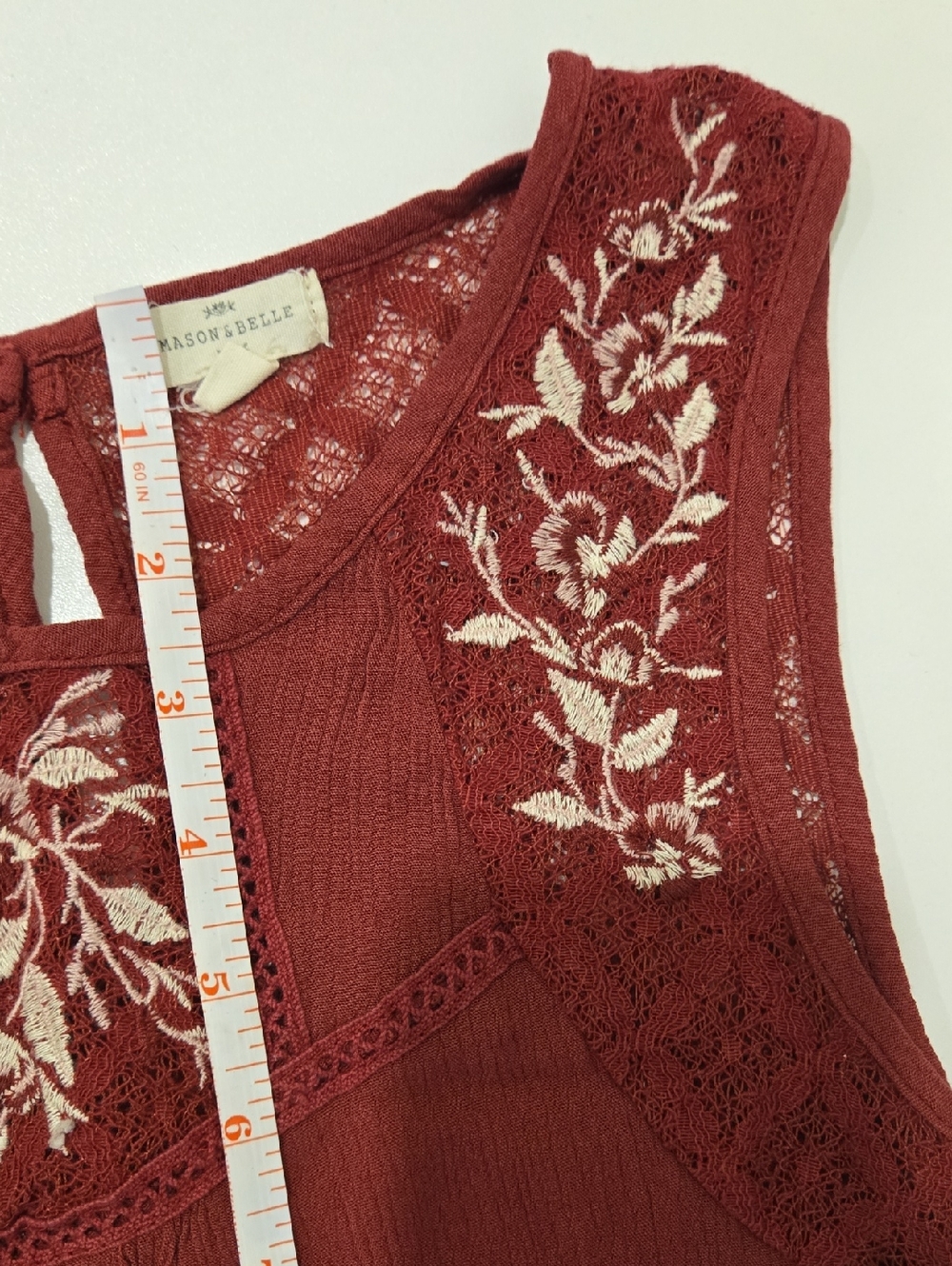 Mason & Belle  Embellished Sleeveless Tank Top - Picture 10 of 13